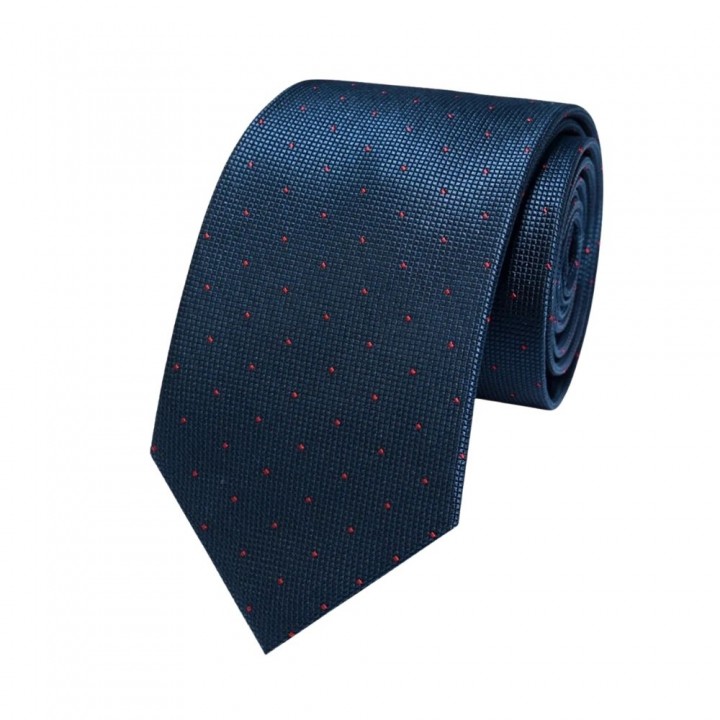 Tie with Polka Dot Pattern - 147*7,5 cm